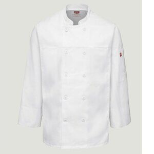 Men's Deluxe Airflow Chef Coat, White, Size: 3XL
